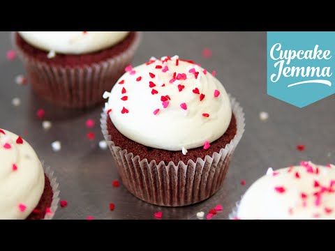 Perfect Red Velvet Cupcake Recipe | Cupcake Jemma