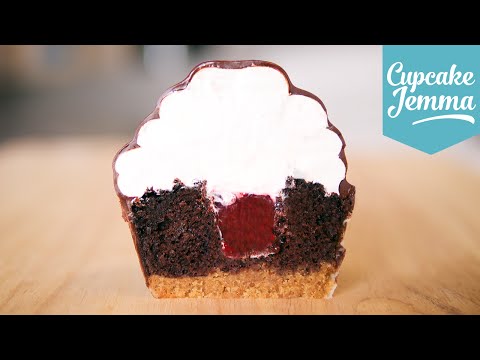 Chocolate Teacake High-Hat Cupcake Recipe | Cupcake Jemma