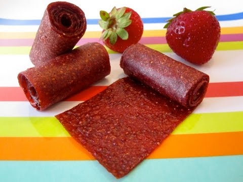 How to Make Homemade Fruit Roll Ups for Kids – Healthy Snack Recipes – Weelicious