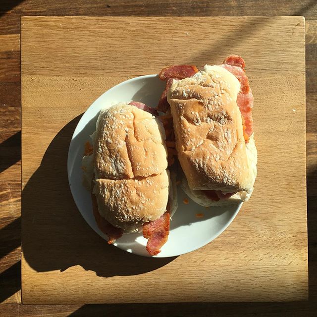 bacon sandwich baconsandwich lovesharingfood breakfast