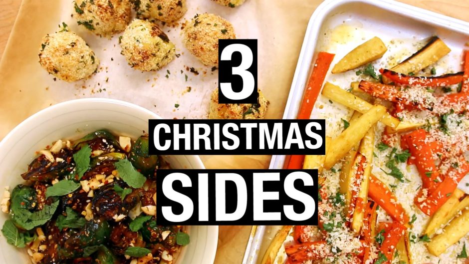 3 Christmas SIDES | Last-Minute Christmas Recipes