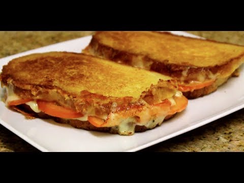 Grilled Cheese & Tomato Sandwich-How to and Recipe